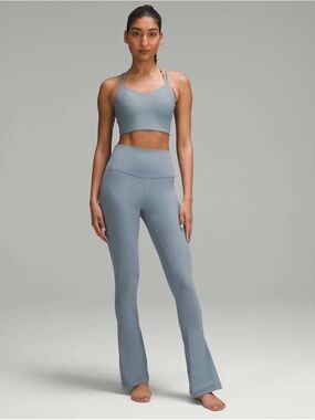 Lululemon Align rib mini-flare regular in oil blue NWT
